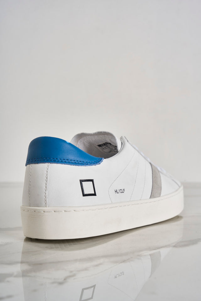 Sneakers uomo Hill Low calf blu e grigio