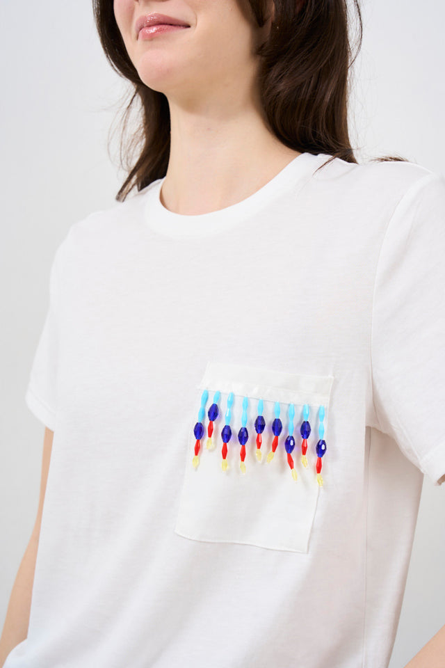 T-shirt donna con taschino