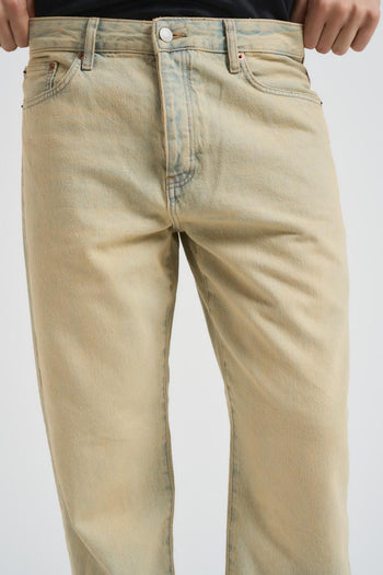 Jeans uomo in denim beige - 6