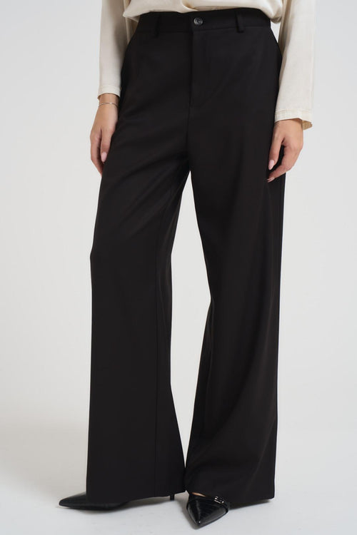 Pantalone donna a palazzo nero