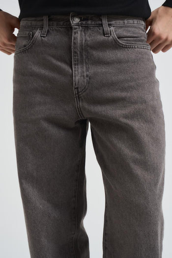 Jeans uomo 568 in denim grigio - 5