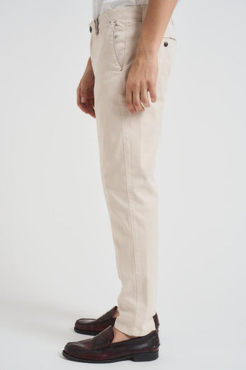 Pantalone uomo regular panna - 3
