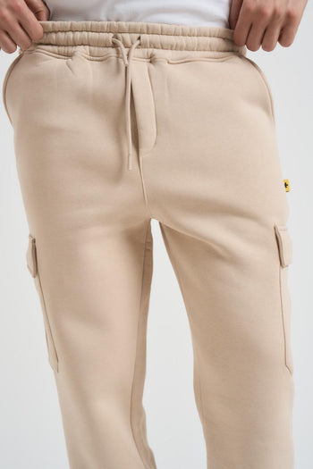 Pantalone tuta jogger uomo beige - 6