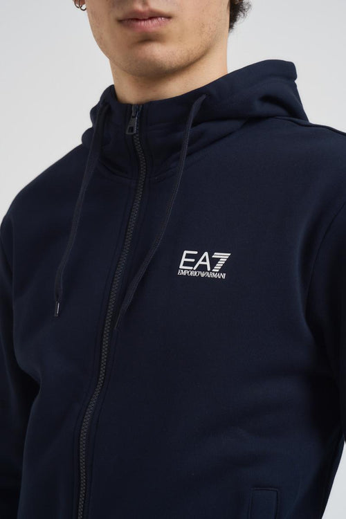 Felpa uomo con cappuccio nera - 2