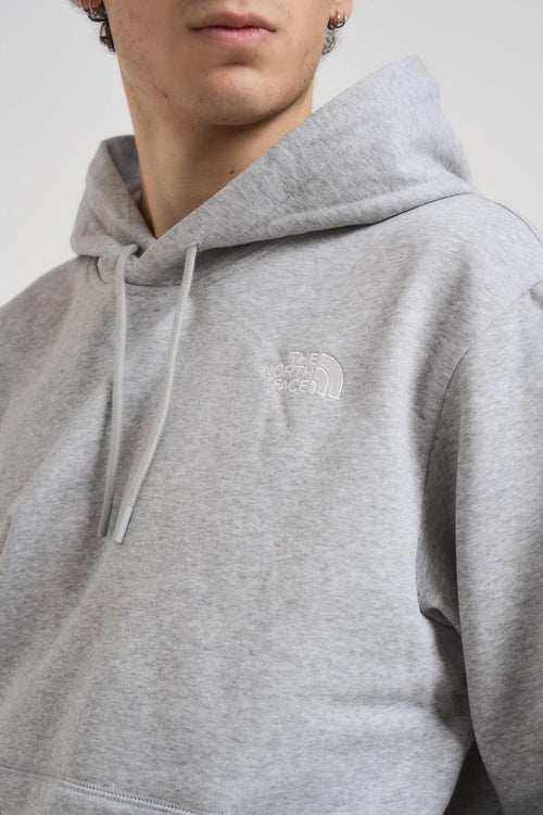 Felpa uomo con cappuccio grigia - 2