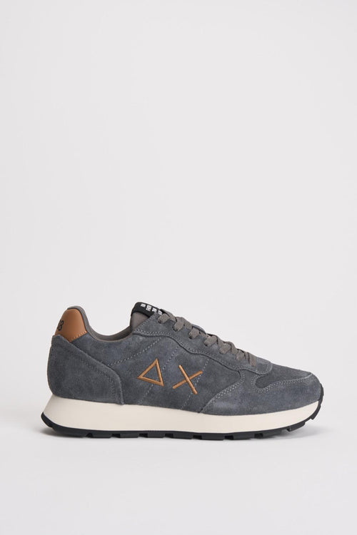 Sneakers uomo in suede grigie