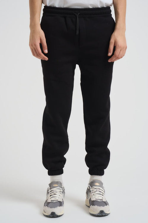 Pantalone tuta jogger uomo nera - 1