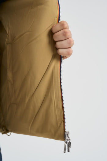 Giubbotto uomo double face nero e beige - 7