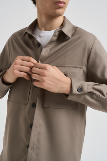 Camicia uomo tortora - 3