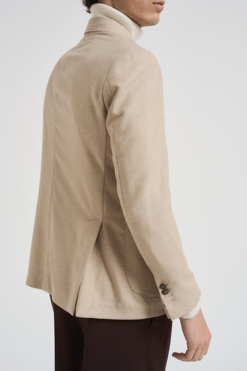 Giacca uomo monopetto beige - 4