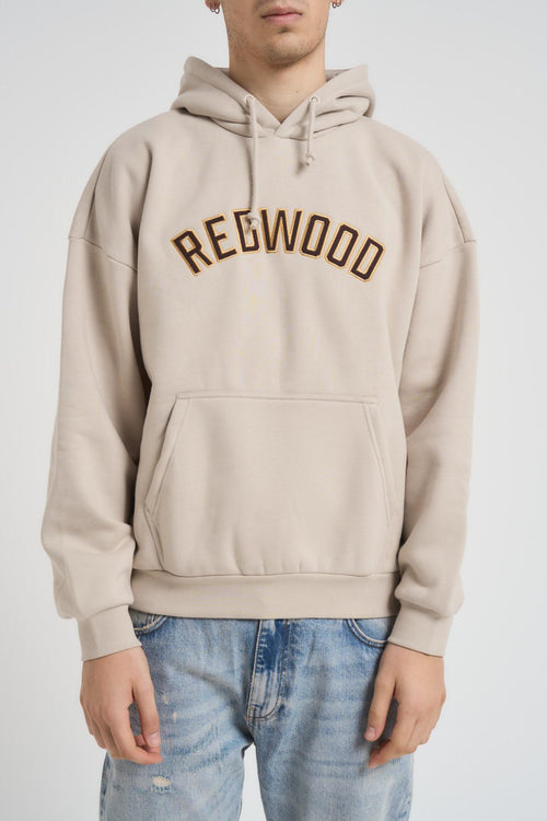 Felpa uomo con cappuccio avorio - 2