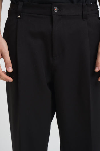 Pantalone uomo gamba dritta nero - 5