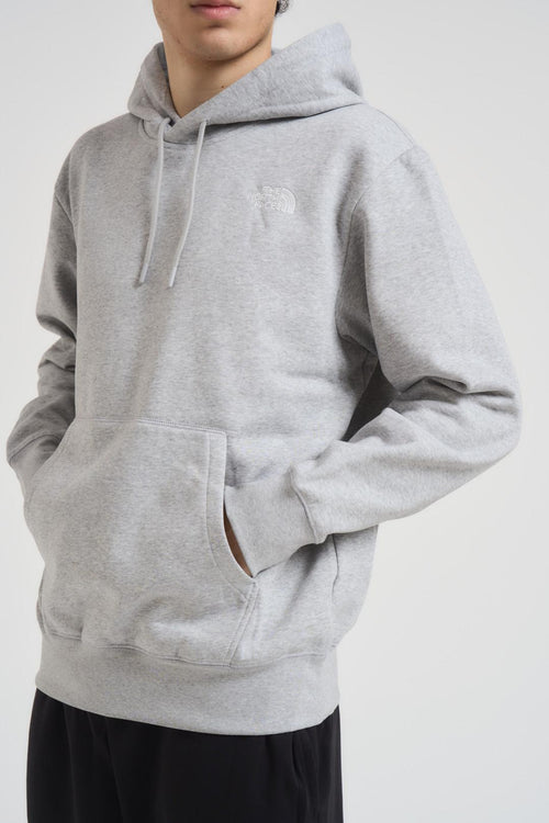 Felpa uomo con cappuccio grigia - 1