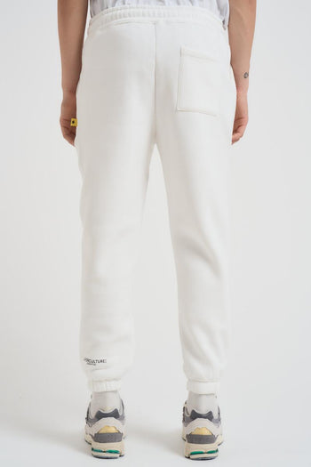 Pantalone tuta jogger uomo bianca - 4