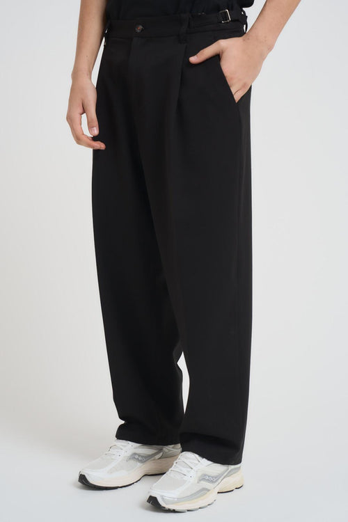 Pantalone uomo gamba dritta nero - 1