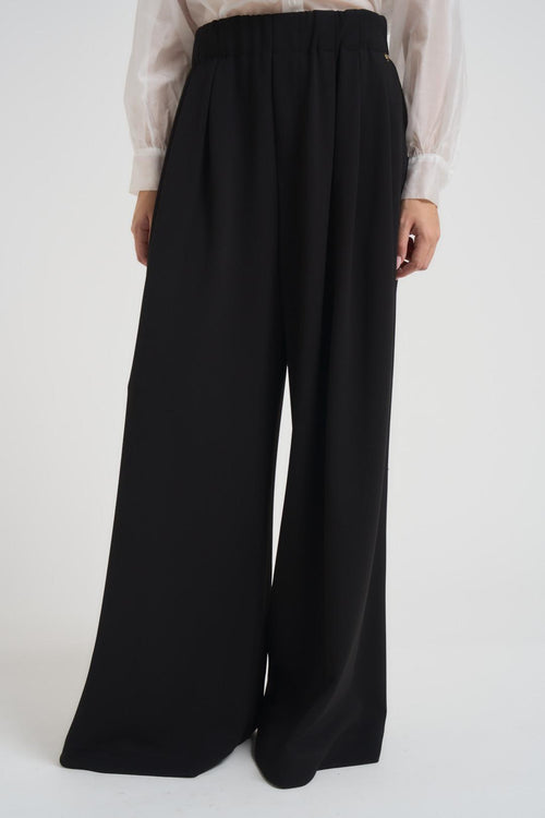 Pantalone donna a palazzo nero