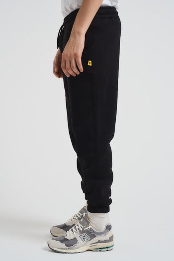 Pantalone tuta jogger uomo nera - 3