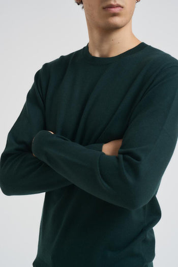 Maglia uomo girocollo verde - 3