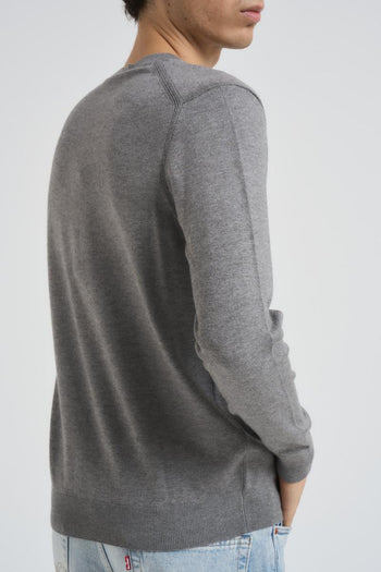 Maglia uomo girocollo grigio chiaro - 4