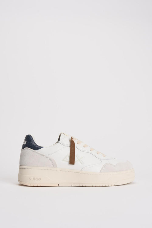 Sneakers uomo bianche e blu