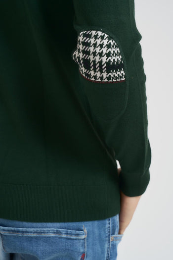 Maglia uomo girocollo verde. - 5