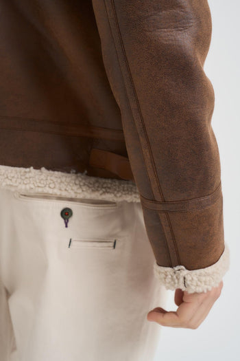 Giubbotto ecomontone uomo marrone - 6