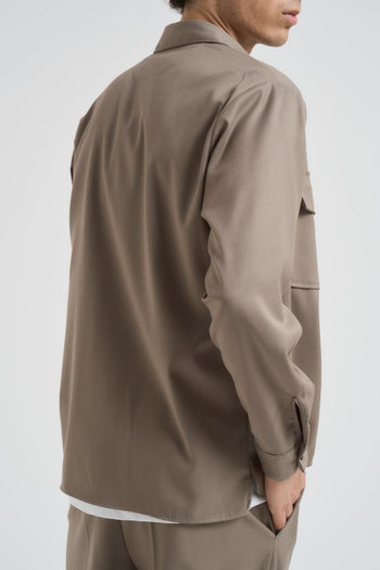 Camicia uomo tortora - 6