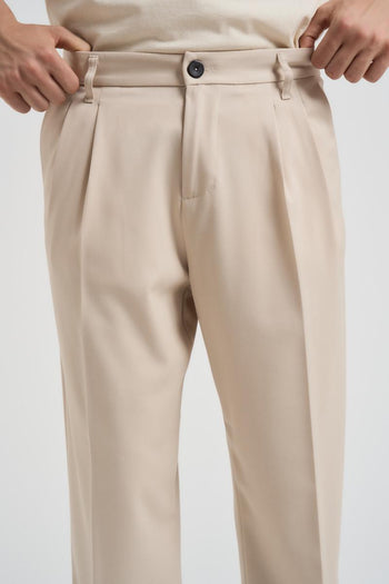 Pantalone uomo gamba dritta beige - 5