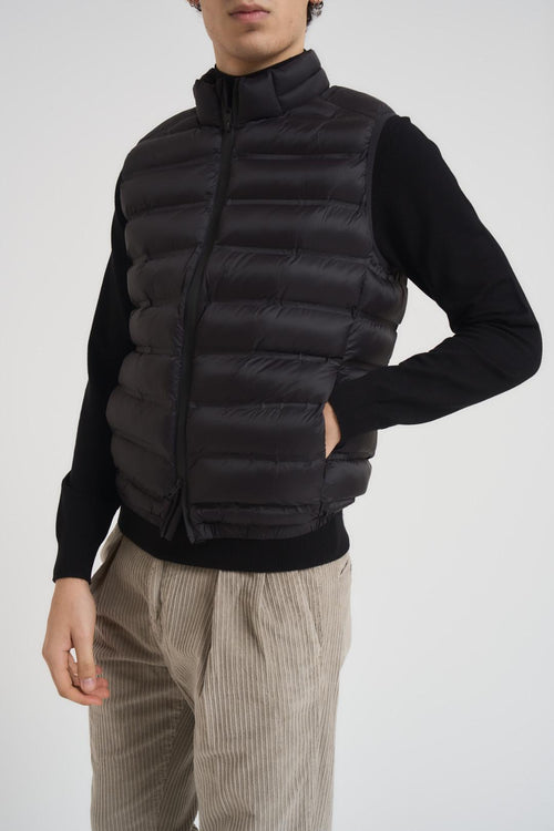 Gilet piumino uomo trapuntato nero - 2