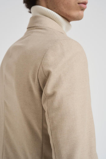 Giacca uomo monopetto beige - 5