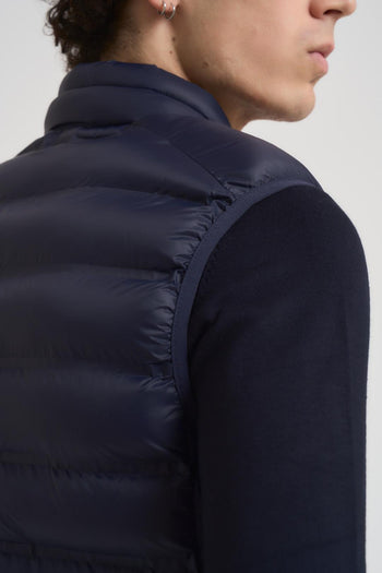 Gilet piumino uomo trapuntato blu notte - 6