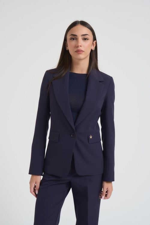 Completo abito donna blu
