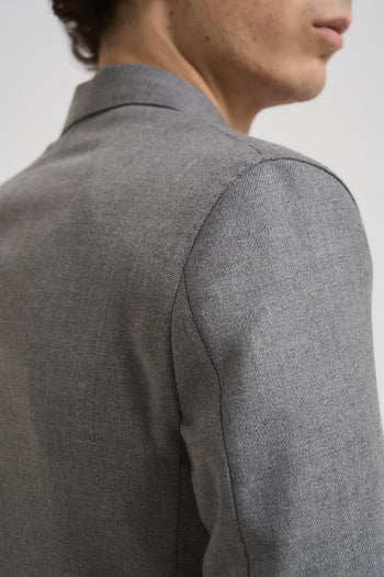 Giacca uomo doppiopetto grigio - 6