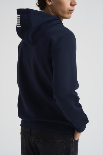 Felpa uomo con cappuccio nera - 5