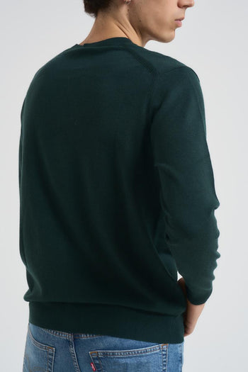 Maglia uomo girocollo verde - 5