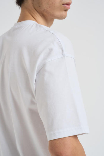 T-shirt uomo girocollo bianca - 4