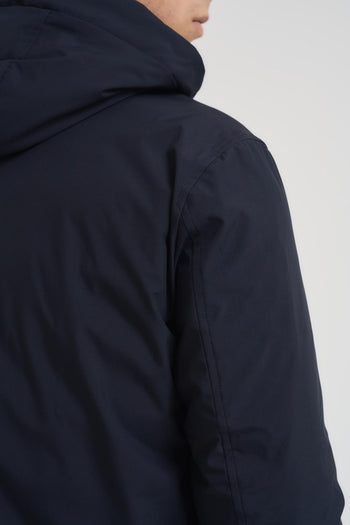 Parka uomo midi blu - 5