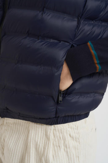Gilet piumino uomo trapuntato blu notte - 4