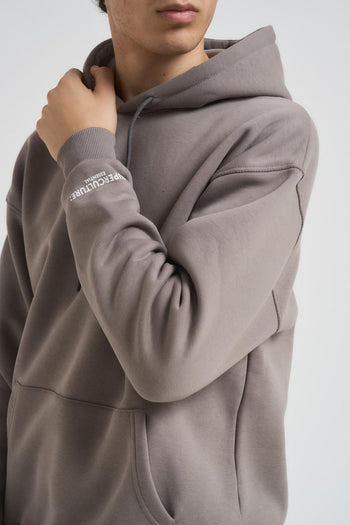 Felpa uomo con cappuccio grigia - 3