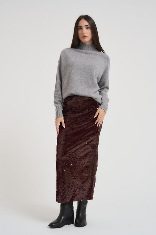 Gonna donna lunga con paillettes - 1