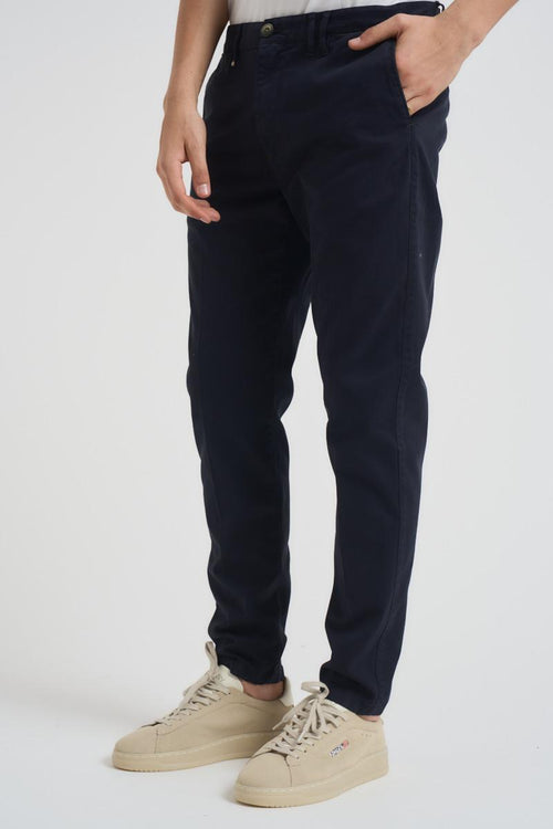 Pantalone uomo regular blu notte