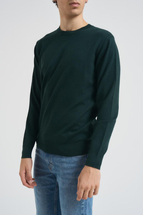 Maglia uomo girocollo verde - 2