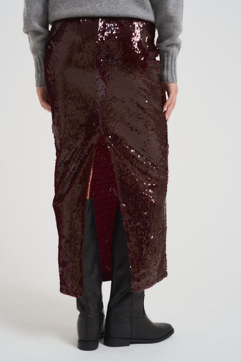 Gonna donna lunga con paillettes - 5