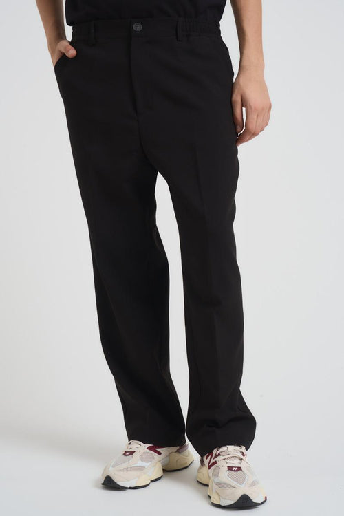 Pantalone uomo gamba dritta nero - 1