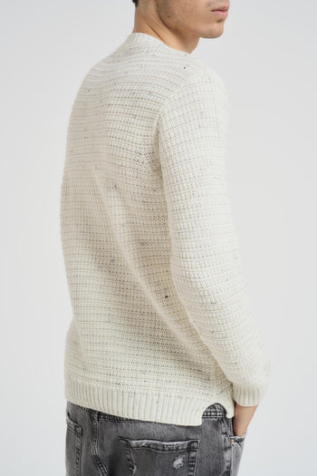 Maglia uomo girocollo panna - 4