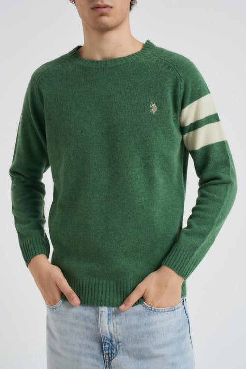 Maglia uomo girocollo verde