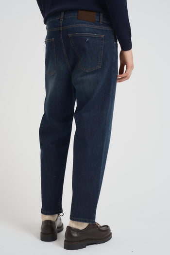 Jeans uomo chino in denim scuro - 3