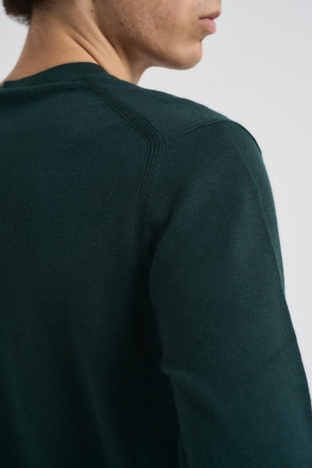 Maglia uomo girocollo verde - 6