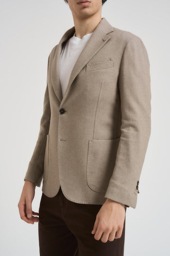Giacca uomo monopetto tortora - 4