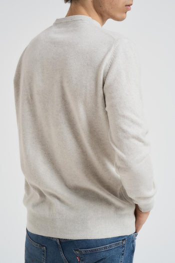 Maglia uomo girocollo grigio chiaro - 3